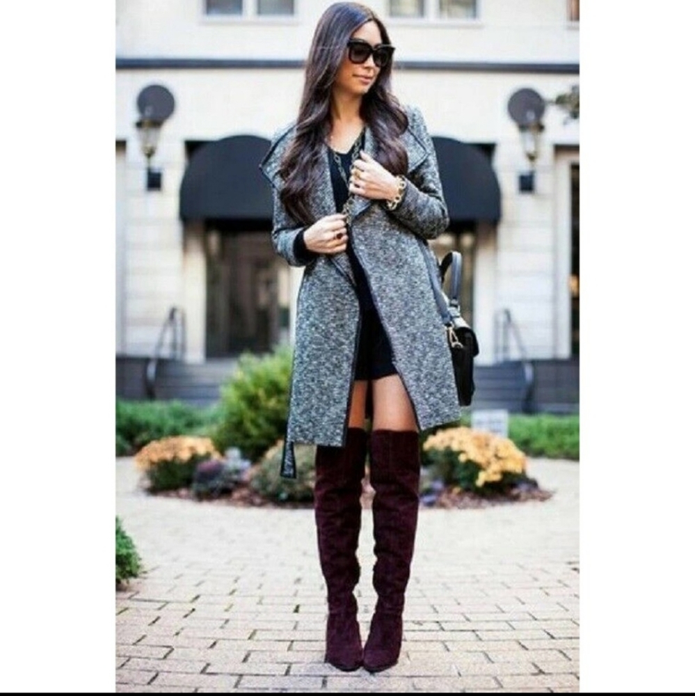 NWOT BLACK Halogen Noble Over The Knee Boots